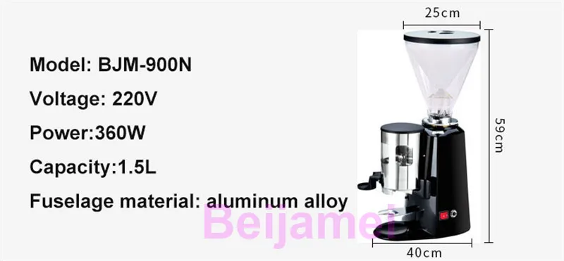 coffee grinder size