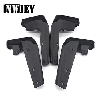 

NWIEV 4Pcs Car Styling Front Rear Mudguards For 2016 2017 Honda Civic All New 4-Door Sedan Mudflap Fender Mud Flaps Accessories
