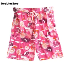 Шорты с принтами для мужчин, дышащие плавки для серфинга, быстросохнущие плавки, мужские трусы, купальный костюм