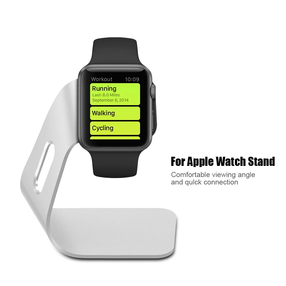 KISSCASE Metall Uhr Dock Stehen Für apple watch stand Adapter Ladegerät Für apple Smartwatch dock u