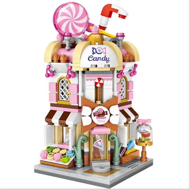 LOZ City Street 1606 Sweet Food Dessert Shop Mini Blocks Nano Building Toy for sale online