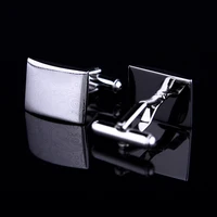 Laser Pattern Silver Cufflinks 4