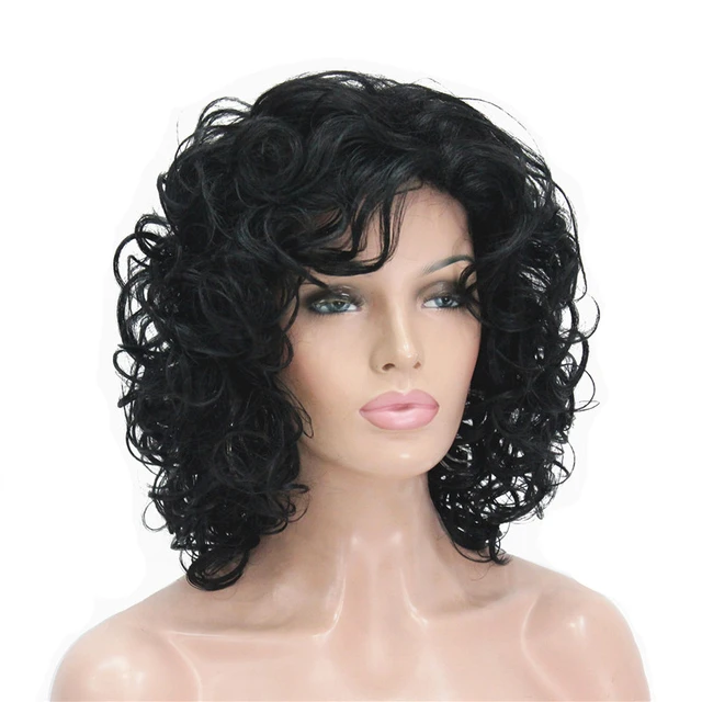 Medium online curly wig
