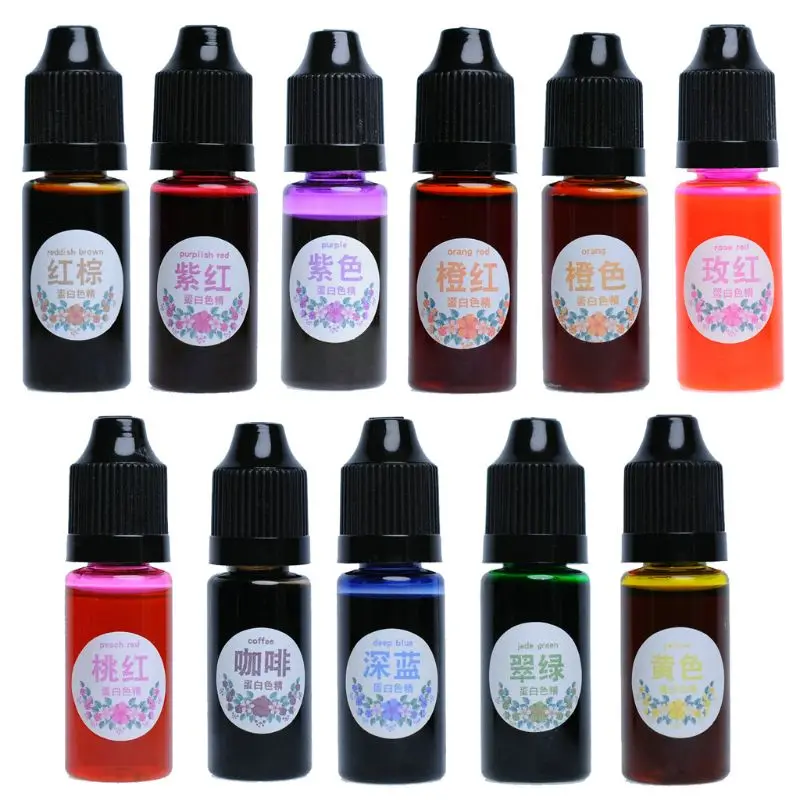 

UV Resin Pigment Egg White DIY Epoxy Resin Jewelry Making Tools Handmade Translucent Jelly Color Accessories Glue Colorful Craft