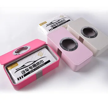 

2019 Real Limited Gift Box Porte Bijoux Magnetic Automatic Tissue Car Contracted Suction A Top Smoked Multicolor Jewelry Boxes