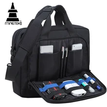 Business Travel Laptop Bag Case 14 15 inch Waterproof Nylon Notebook Sleeve Bag Briefcase Men Women Portable Shoulder Bags