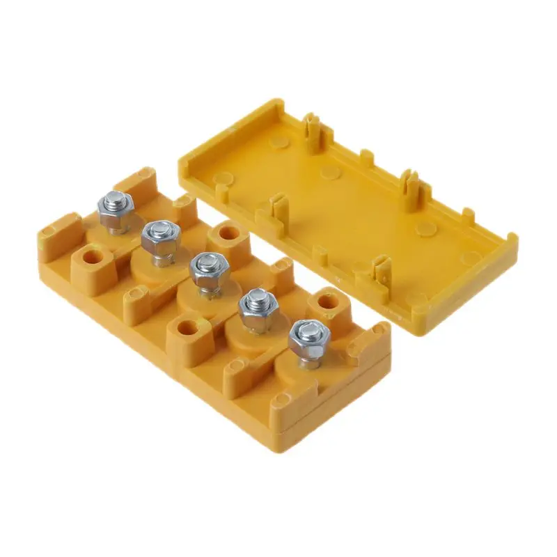 Cheap 3/5/6 Lines Electric Vehicle Accessories Universal Junction Box Controller Multi-hole Wiring Board Wiring Column Boxes 4