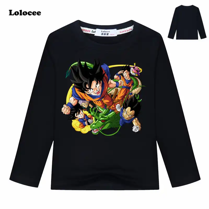 Detail Feedback Questions About Lolocee Goku Cartoon T Shirt Teen - dragon ball z goku group fighting kid s boys girls t shirts anime son goku kong fu