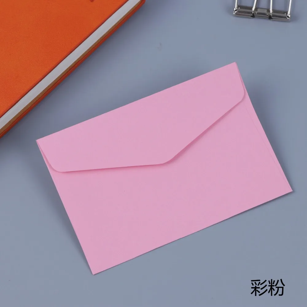 20 шт./лот 11.7*7.9 см Цвет мини конверт одноцветное Цвет банк членские карты простой маленький конверт