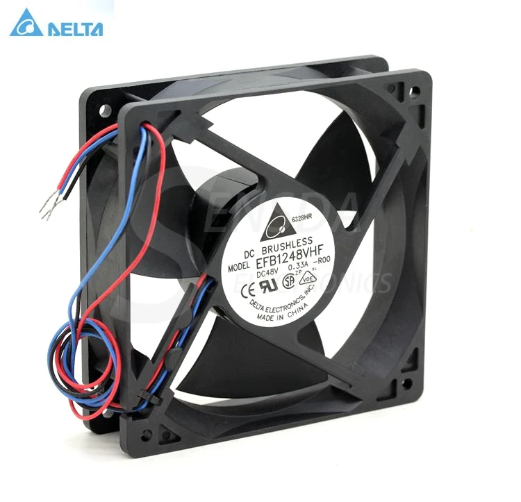 

Delta EFB1248VHF DC 48V 0.33A 12032 3 lines -ROO -R00 12cm 120mm server inverter axial cooling fans blower