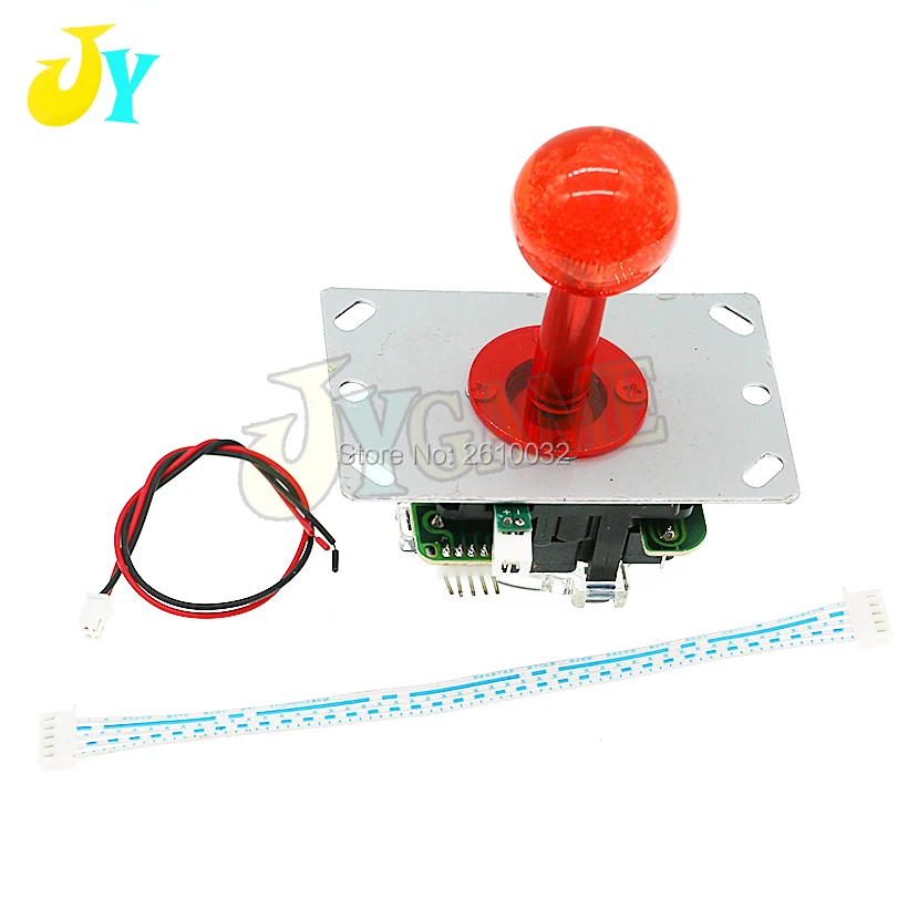 1 шт. 5 В аркадный светильник джойстик светодиодный с подсветкой SANWA 5Pin кабелем для