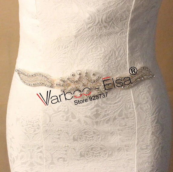 Новые дешевые свадебные пояса Кристаллы ручной работы бусы Bling Свадебные аксессуары пояс-кушак Ремни для свадебных платьев