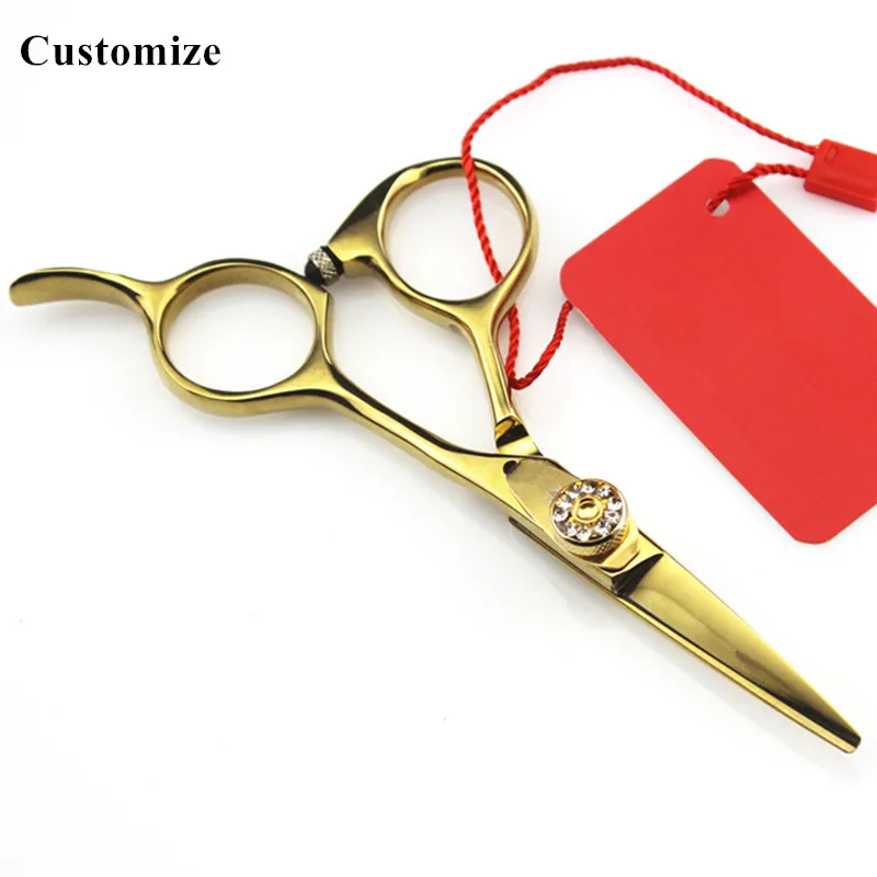 

Customize professional Japan 440c 4 inch hair scissors eyebrow cutting barber make up scissor brow shears hairdressing scissors