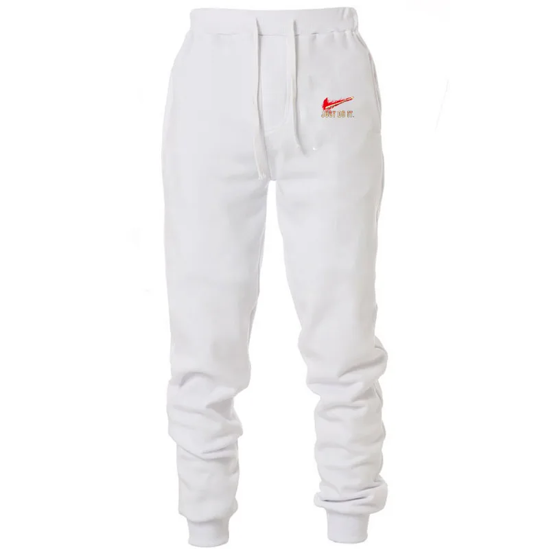 

new men's jogging pants brand men's trousers casual sports pants men's gym muscle cotton fitness exercise hip hop elastic pants