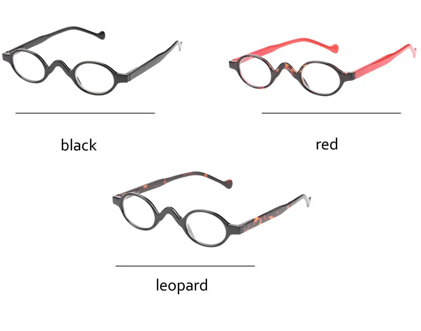 SOOLALA маленькие круглые очки для чтения для Для мужчин Для женщин Пластик очки для чтения для дальнозоркости 1,0 1,25 1,5 1,75 2,0 2,25 2,5 2,75 3,5 4,0