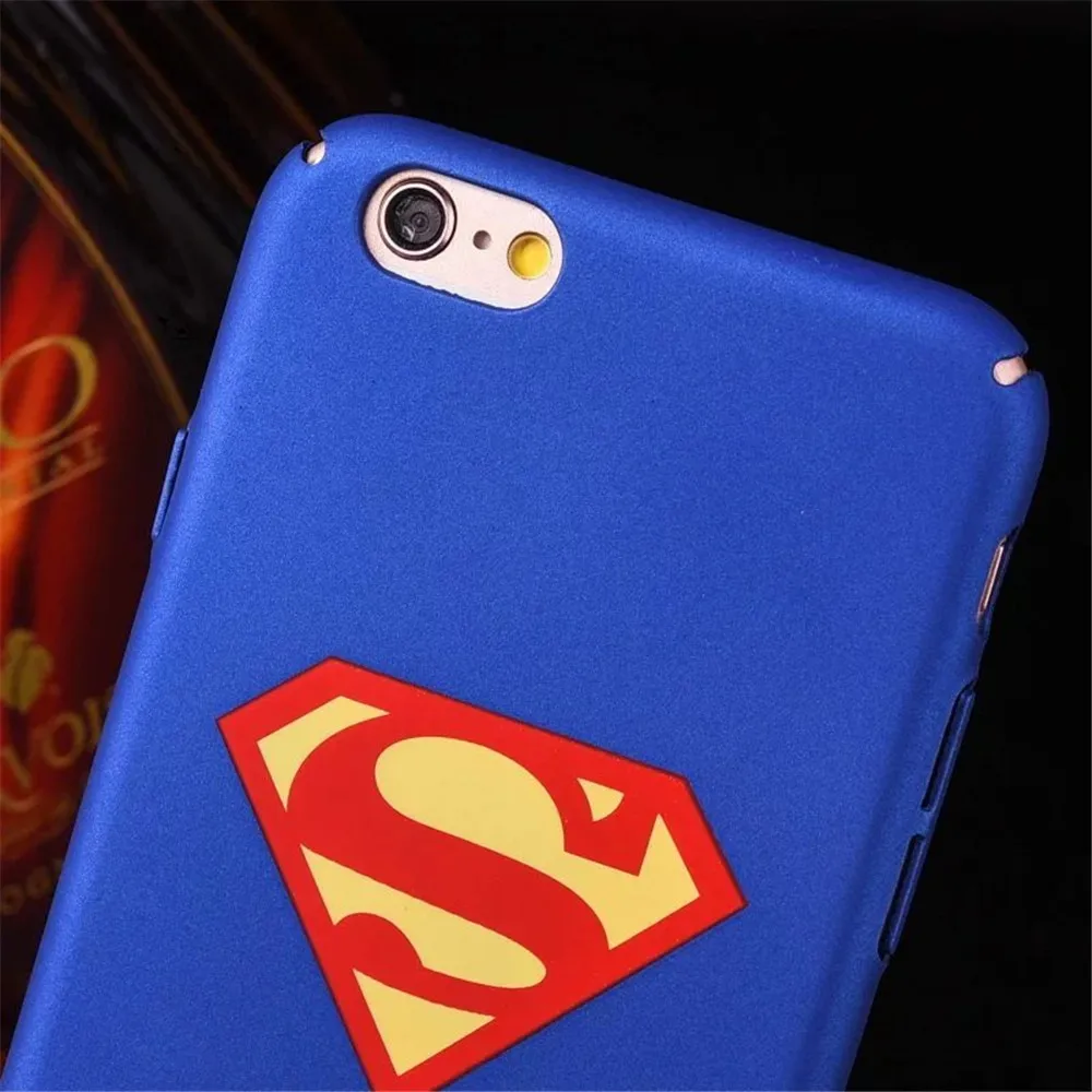 Superman Black Blue Color Hard Pc Phone Cases For Iphone 7 6 6s 8 Superman Black Blue Color Hard Pc Phone Cases For Iphone 7 6 6s 8 Plus Case 5 5s Se Chrome Cover Fundas In Ed From