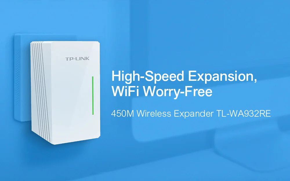TP-LINK Беспроводной Wi-Fi ретранслятор TL-WA932RE 450 Мбит/с сетевая антенна wifi расширитель усилитель сигнала 802.11n/b/g усилитель сигнала