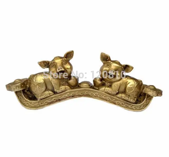 

Copper wishful fortune pig copper Zodiac everything go everything go wishful Heart statue