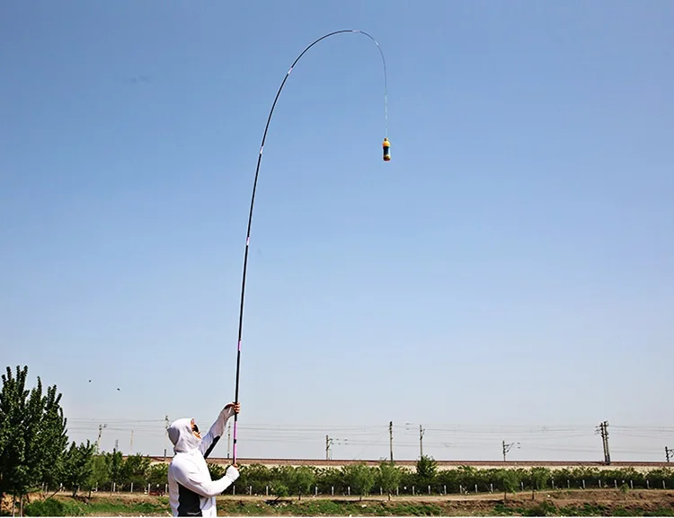 Drop Shipping 3.6M-7.2M Telescopic Fishing Rod High Carbon Fishing Rod Portable Ultralight Pole 28 Tonal Stream Rod Carp Fishing