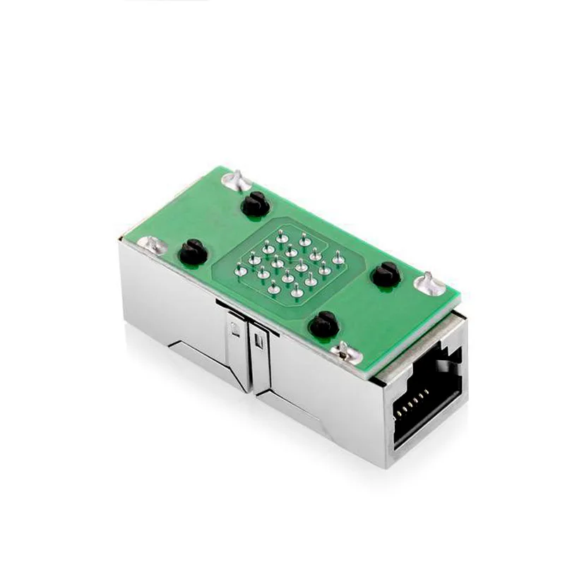 

New 1 Pair RJ45 Female Coupler for Ethernet Cat 5/ CAT 6 LAN Ethernet Cable Extender DOM668