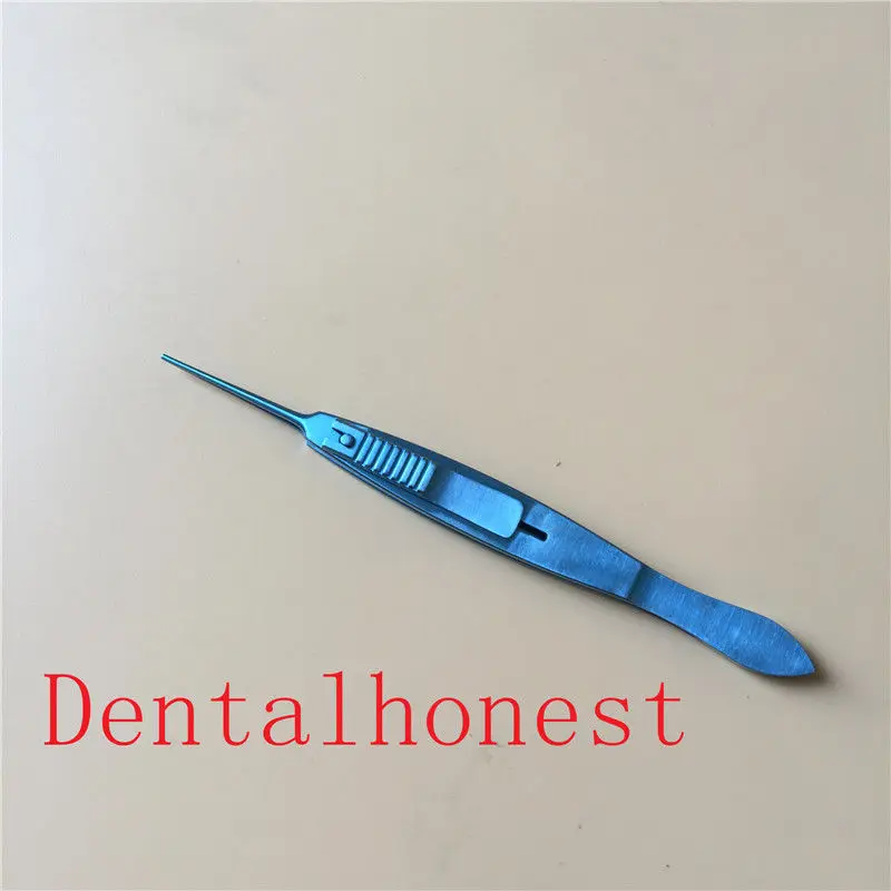 

1pcs Stern-Castroviejo Fixation Forceps Straight 1x2 teeth, 0.5mm with lock surgical ophthalmic instruments