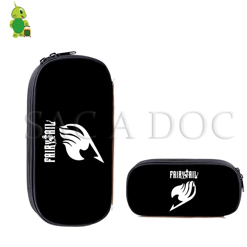 

Anime Fairy Tail Cosmetic Cases Stationery Pen Bags Boys Girls Kids School Supplies Natsu Happy Makeup Bag