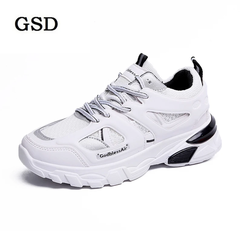 

Women's Chunky Sneakers 2019 Fashion Women Platform Shoes Lace Up Orange Vulcanize Shoes Womens Female Trainers Dad Shoes