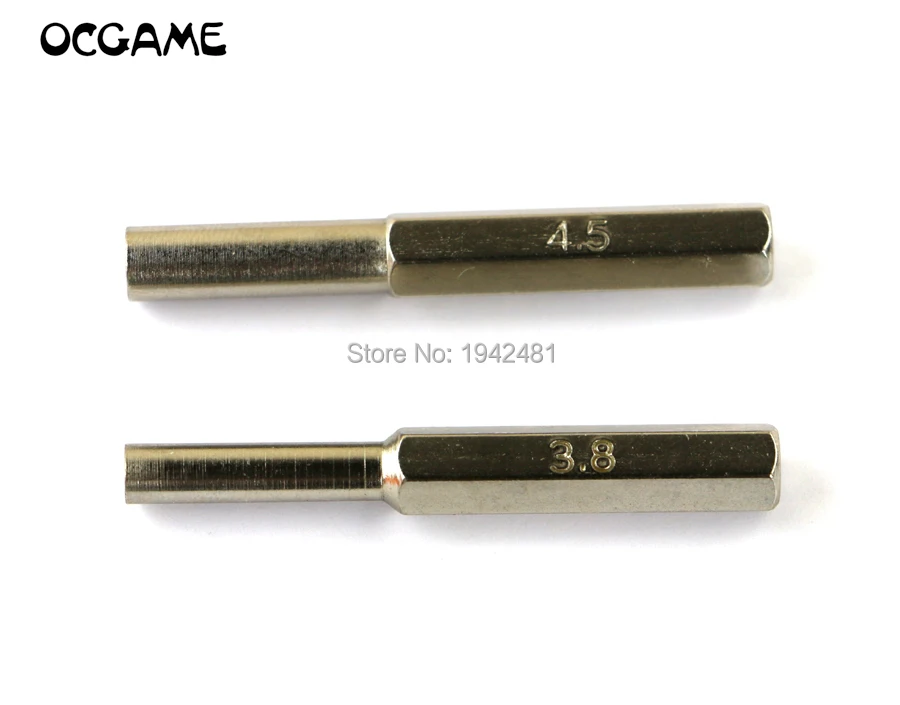 

OCGAME 10pairs=20pcs high quality 3.8mm 4.5mm Security Screw Driver Game Bit For NGC N64 NES SNES Nintendo