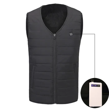 

2018 Winter Heated Vest Men Women Electric Heated Jacket Thermal Clothes Fishing Hunting Fast Heat Waistcoat Gilet Chauffant