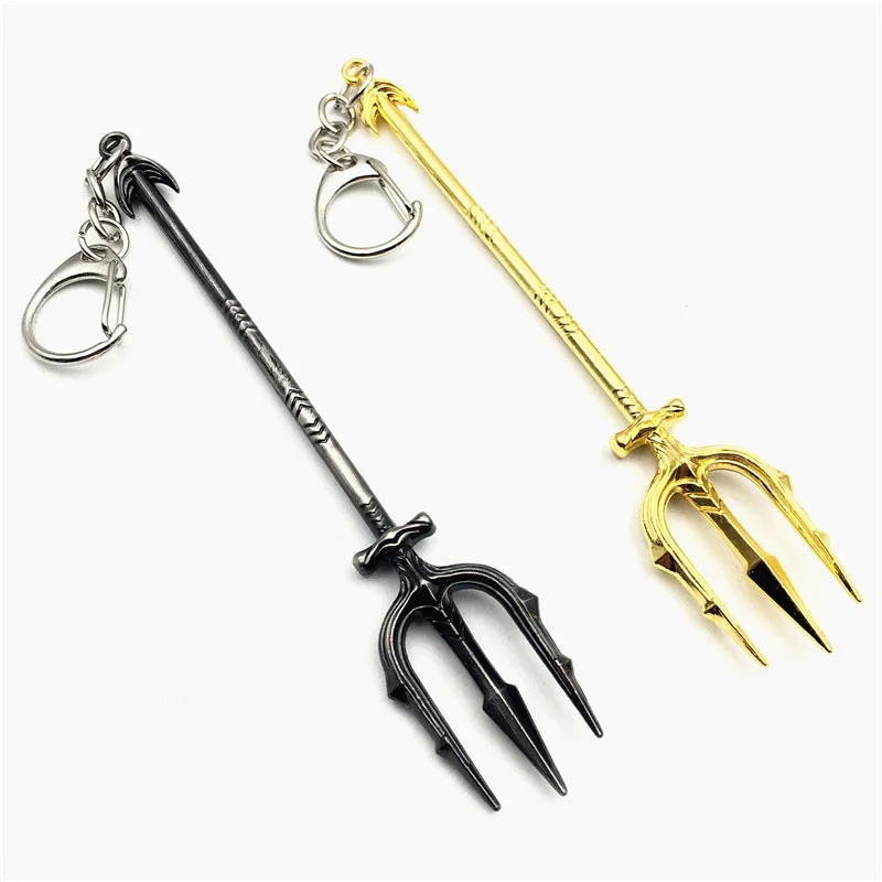 

12pcs New Aquaman figure Keychain Avengers 4 llavero marvel keyring men women car bag toy fashion jewelry