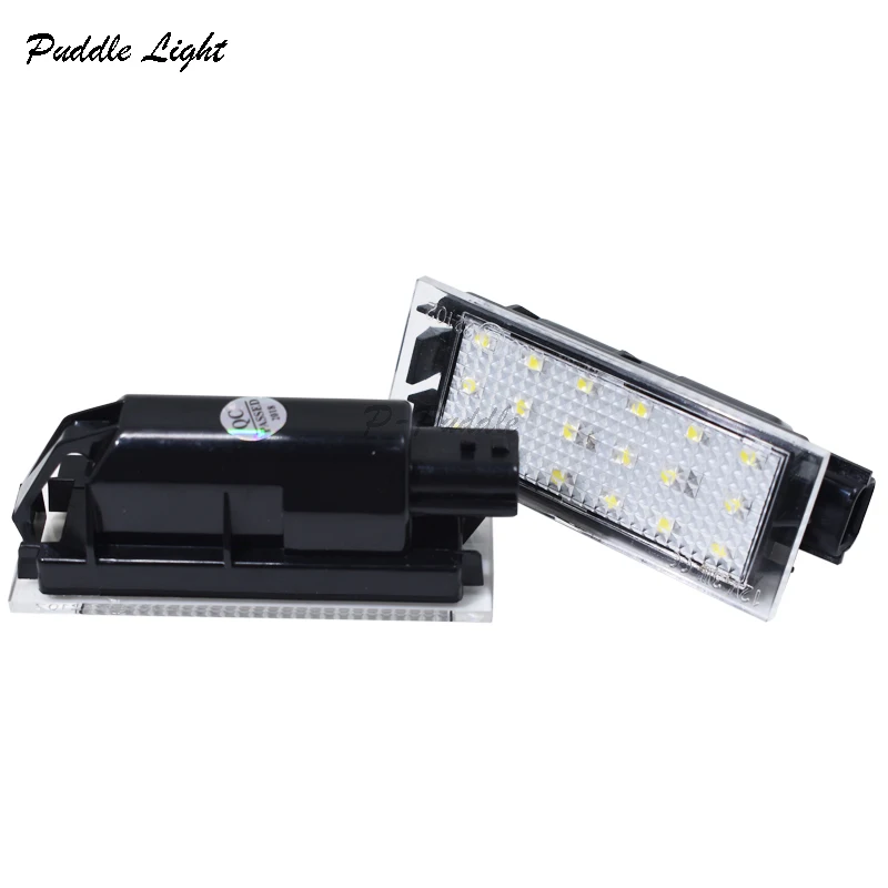 

2Pcs White high power 2835 SMD LED Number License Plate Lights Fit For BENZ Citan Smart Auto lighting