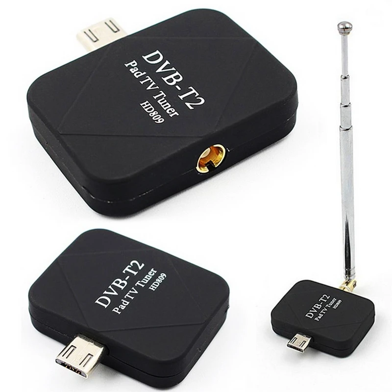 Портативный USB DVB-T/T2 ТВ-тюнер приемник Dongle для Android смартфона