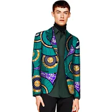 Customize dashiki suits mens african print blazers for party handsome man brightly pattern african clothing made to measure
