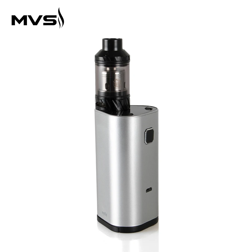 [RU/US] MyVapors myTri комплект выход 300 Вт VW/TC/TCR режим Vpae комплект 510 нить против Myvapors Myjet электронная сигарета - Цвет: Серебристый