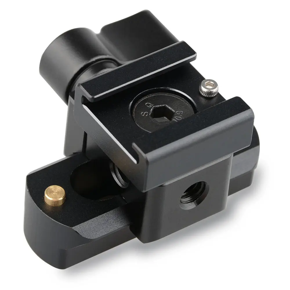 

CAMVATE Quick Release Clamp Cold Shoe Mount Adapter For DSLR Camera Cage Top Handle Photography Kit Red Wingnut C1521