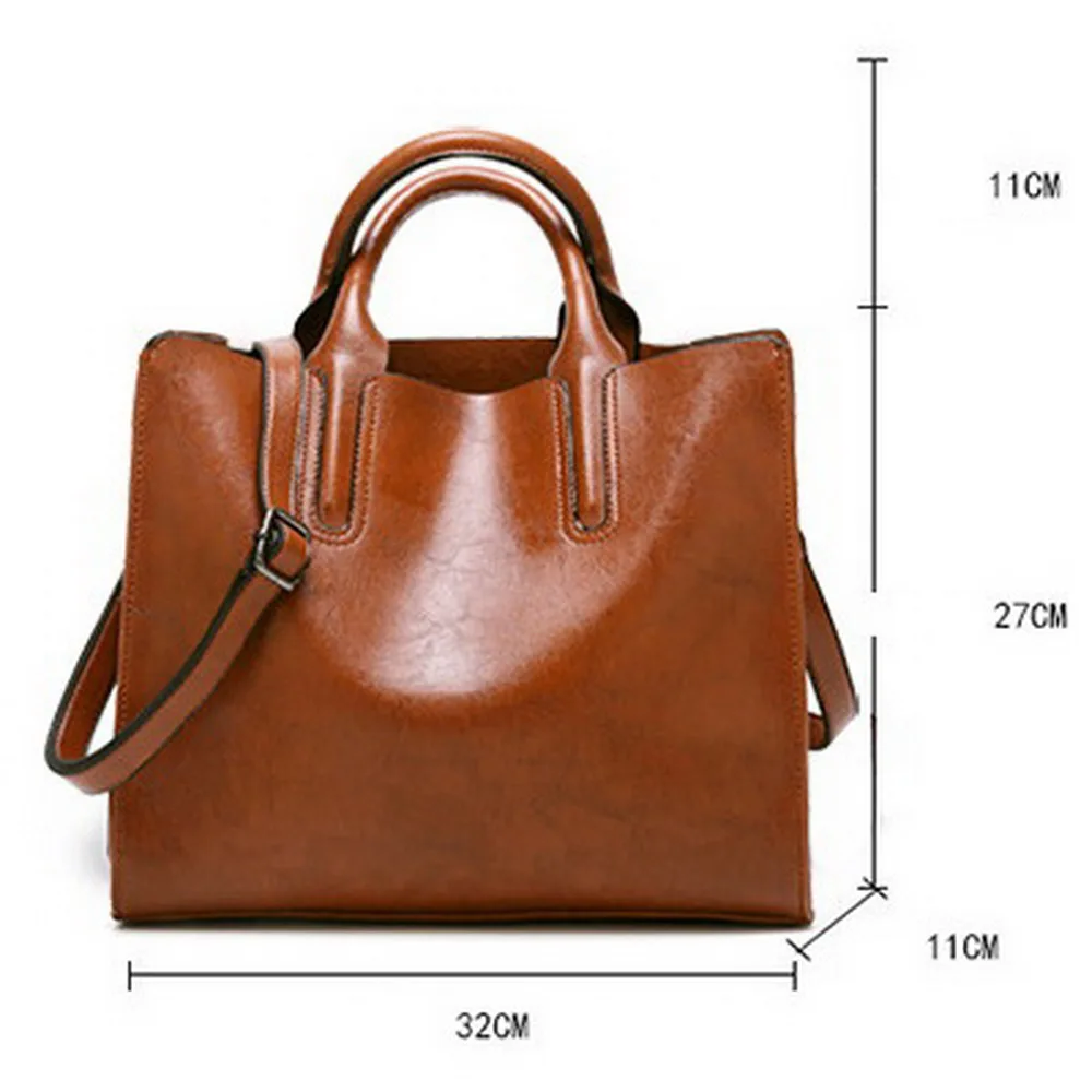 

lady Leather bagsss Famous Brands Handbagss Casual Female bagss Trunk Tote Ladies Shoulder bagss Large Messenger bagss WHDV0012