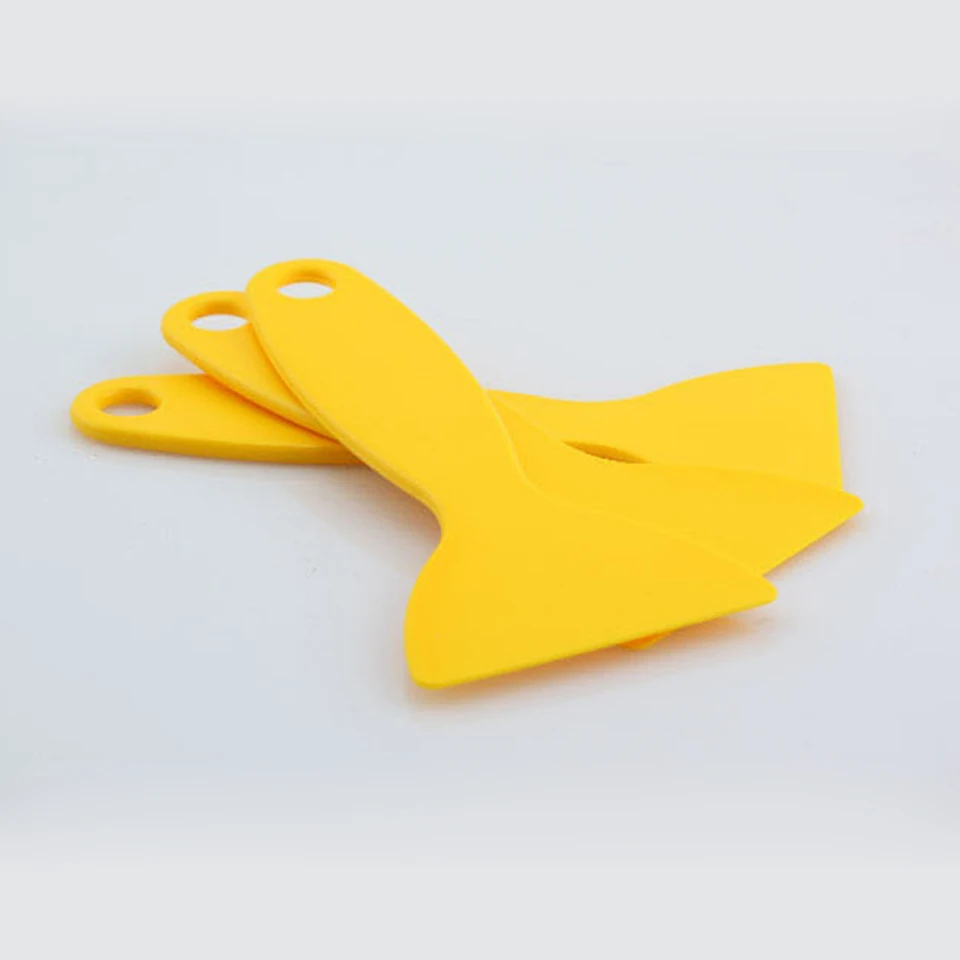 

Free shipping Good quality Car vinyl scraper Fishtail yellow 6*23.4cm Car tint tool For Vinyl Wrapping MX-33 whole sale