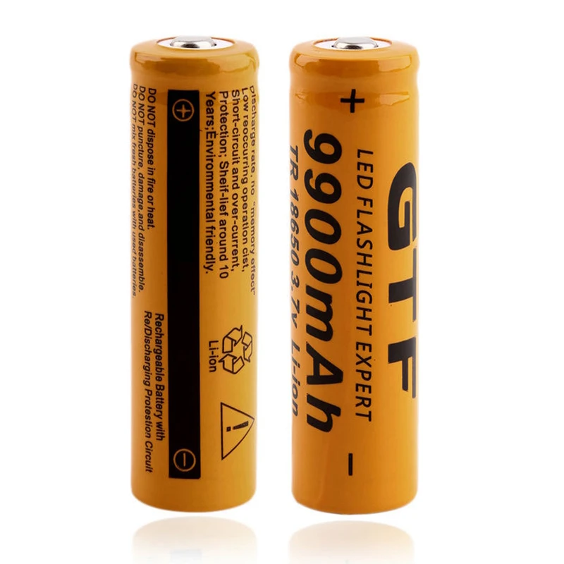 Новинка 18650 перезаряжаемая батарея 3 7 V 9900mAh литий ионная для светодиодного
