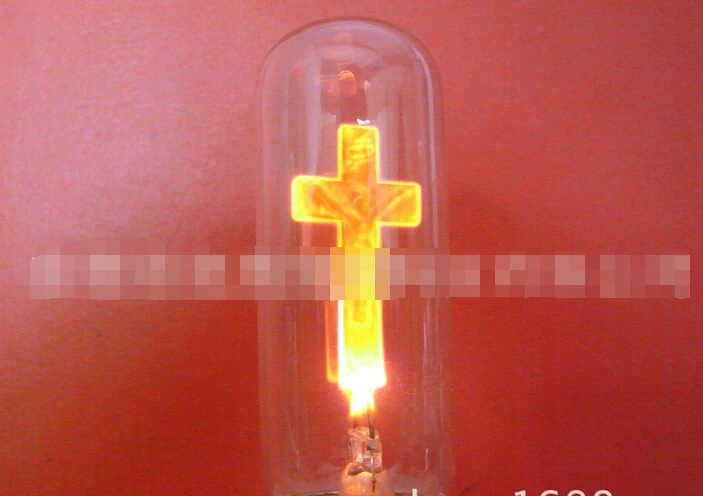 

Jesus Cross Light Bulbs, E27 lamp bases flame bulb AC220-240v 30*110mm