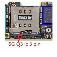 10 шт./лот для iPhone 5 5G Q3 ic 3 контакты