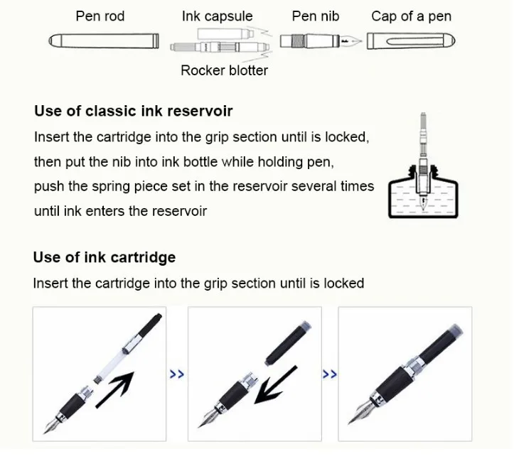 Folha de Ouro Caneta com Capuz Canetas de Tinta o Melhor Presente de Natal para Senhora Exquise Design Clipe Elegante Fonte Financeira Extra Fino Nib 5 Fonte Financeira Extra Fino caneta Com Capuz