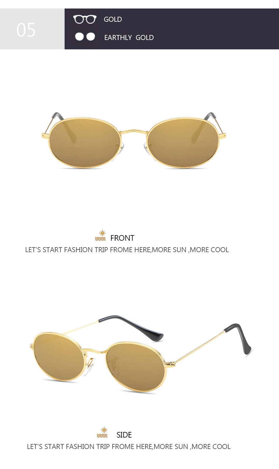Модные Овальные Солнцезащитные очки для женщин и мужчин, роскошные очки с металлической оправой, солнцезащитные очки UV400, Повседневные очки Oculos de sol