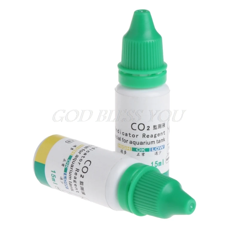 

Aquarium CO2 Indicator Solution Fish Tank Liquid Test Plants Supplies Long Term