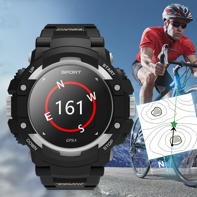 Powerful Multifunction Smart Watch Men LED Touch Fitness Sports GPS