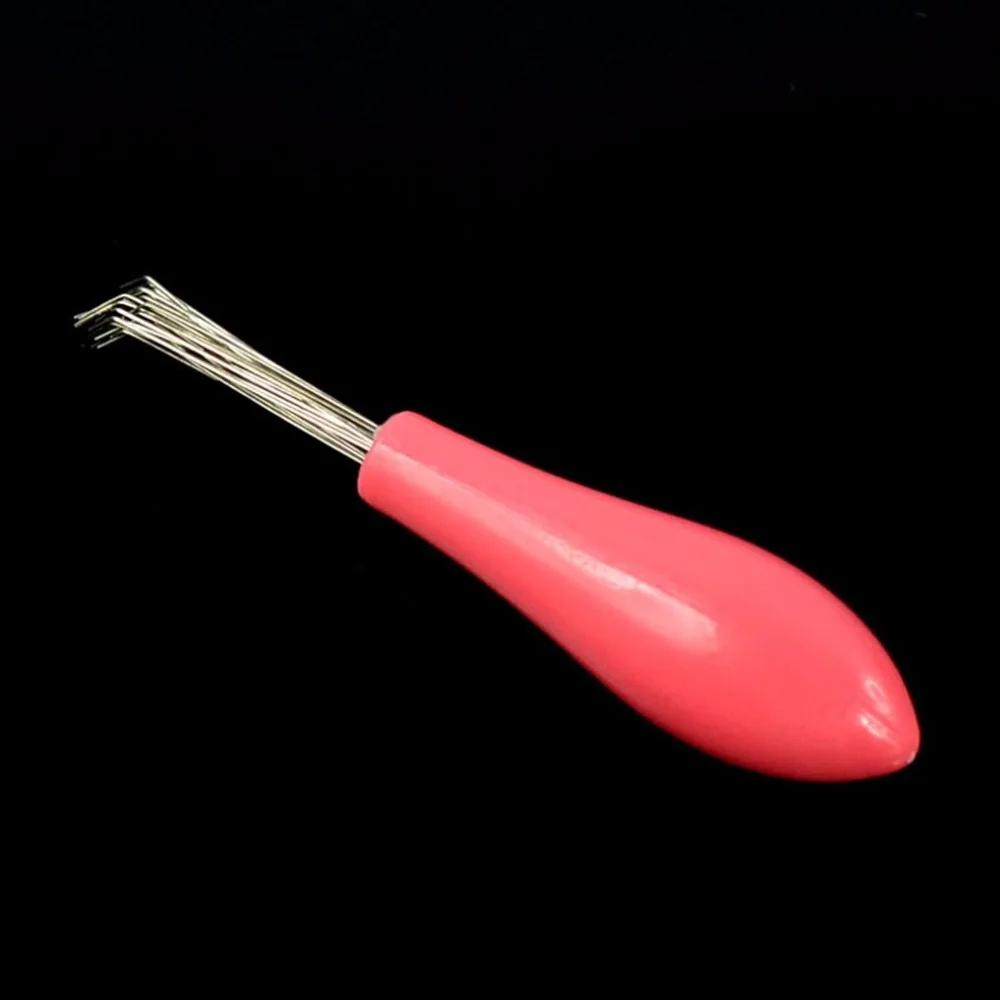 Практическая волос расческа очиститель, инструмент для очистки для удаления волос встроенный Красота инструменты Пластик ручка щетка для