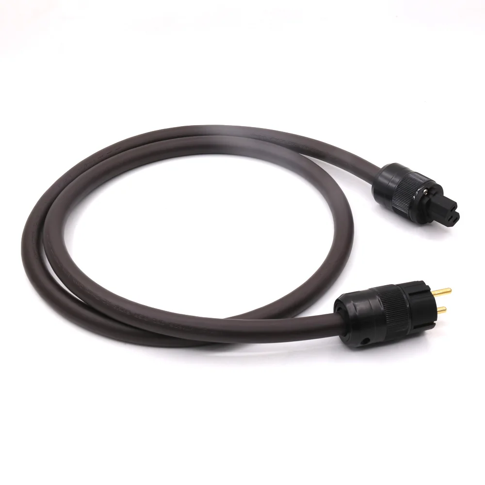Viborg-cabo de Alimentação Vp1606 Ofc Risr. Cabo de Alimentação ac Quadrado de mm com Plugue de Energia Europeu Banhado a Ouro para Amp Cd. - Image 6