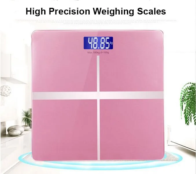 Precision 180KG 0.1KG Personal Scales Electronic Bathroom Human Body Floor Scale Portable Body Weighing Balance Weight Device