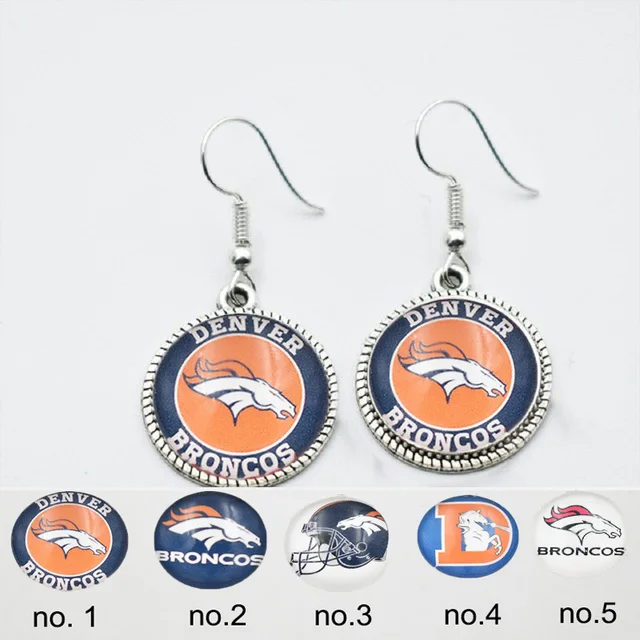 10 Pairs Gl Denver Broncos Football Fans Earrings Charm Drop 10 Pairs Gl Denver Broncos Football Fans Earrings Charm Drop 5styles For Choose