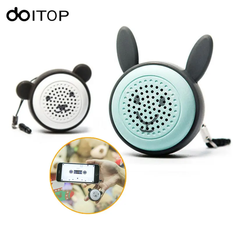 DOITOP Mini Cute Cartoon Bluetooth font b Speaker b font Wireless Stereo Music font b Speaker