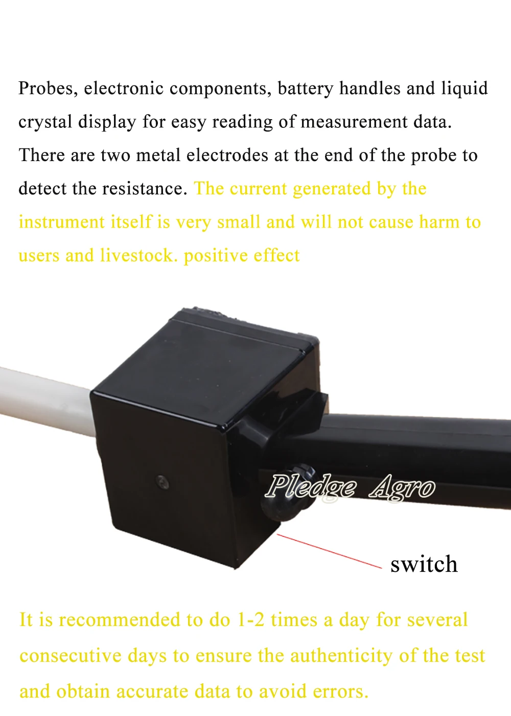 Animal esturus ovulation tester veterinary livestock artificial insemination n heat meter breeding